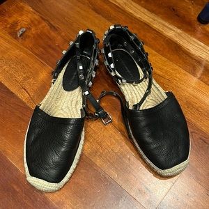 Rebecca Minkoff leather espadrilles, Size 8 1/2